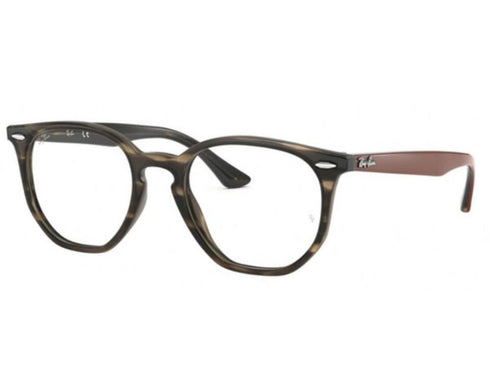 RAYBAN Unisex Eyeglasses RX7151-5798 Havana Green 52-19-145